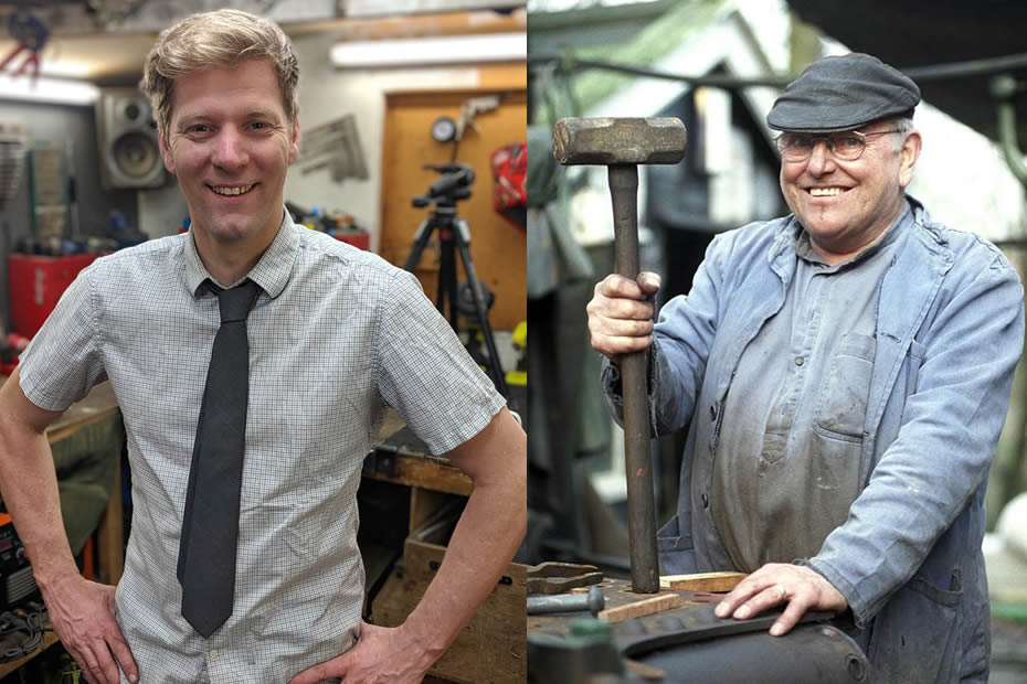 Colin Furze and Fred Dibnah. My two heroes.