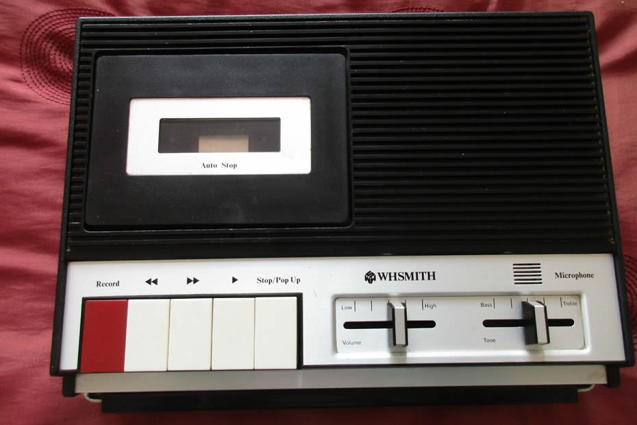 My old WHSmith cassette recorder.