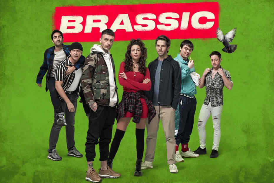 The cast of Brassic.