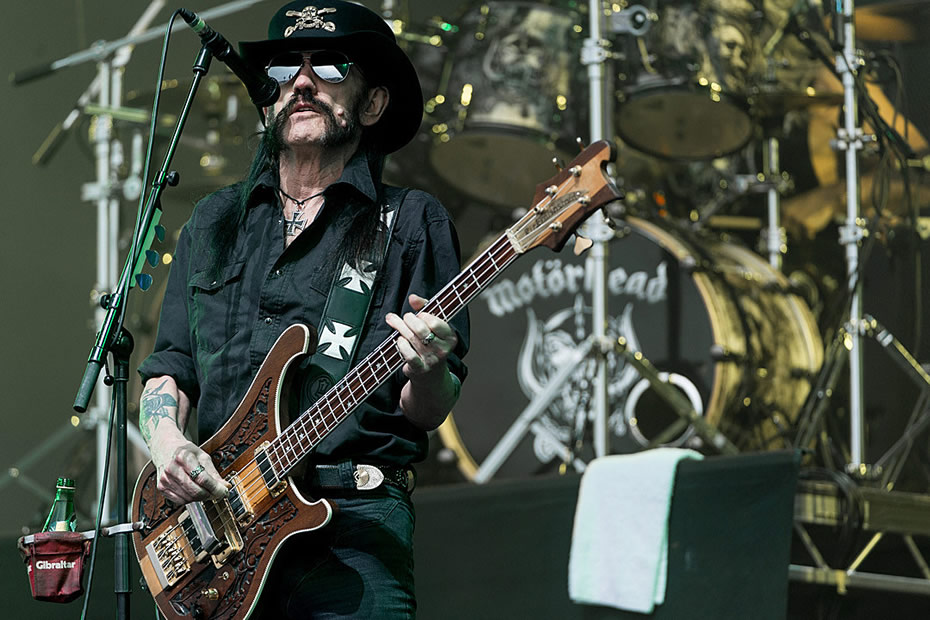 The great Lemmy Kilmister, from Motörhead.